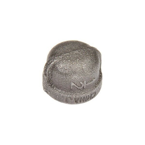 Anvil 1/2 Black Malleable Cap 150 PSI Lead Free 818900532 - main